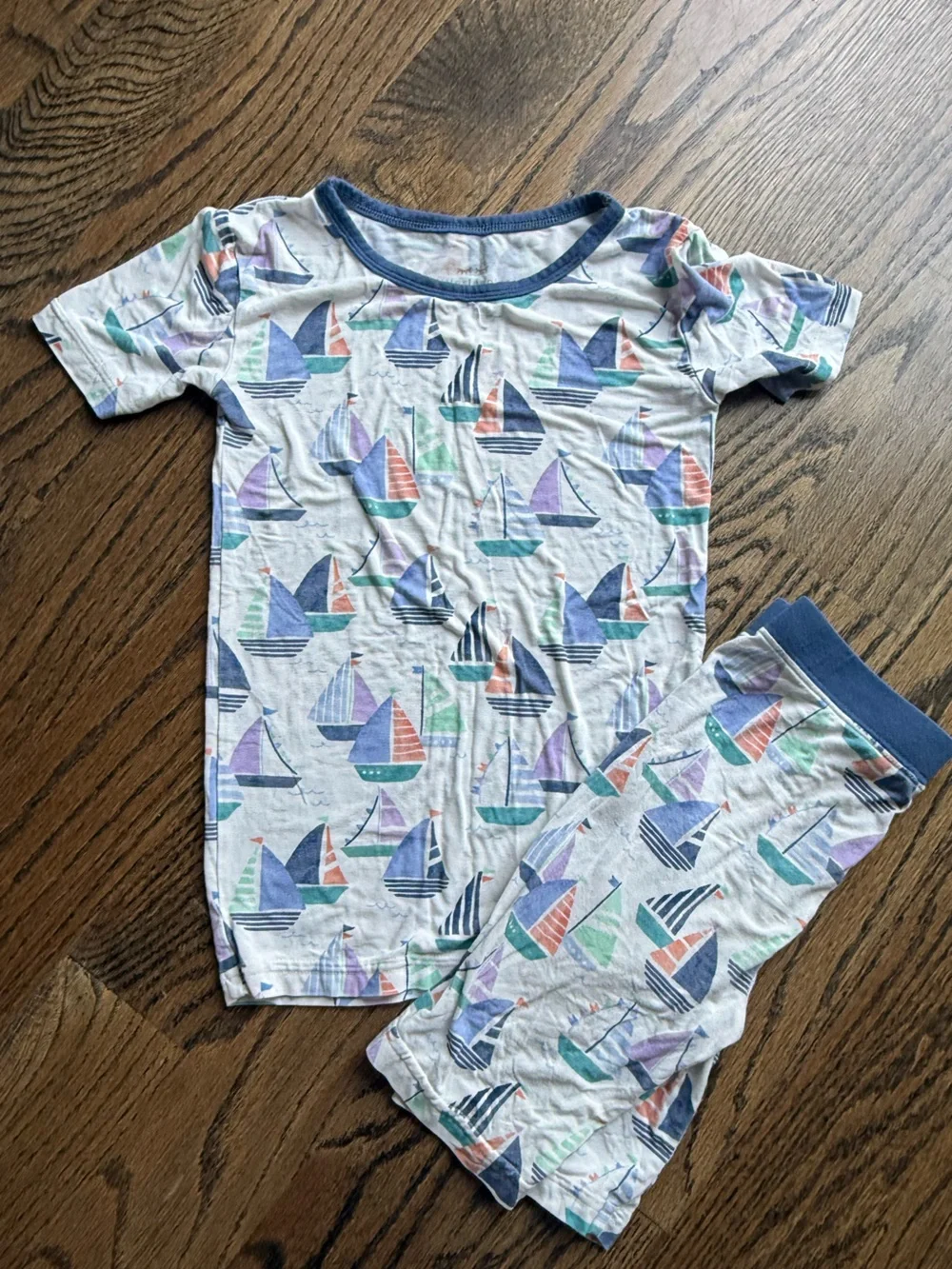 Little Sleepies Sailboat Short Sleeve and Short Pajama Set